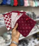 پک ۳ تایی سوپر پنبه ایثار سایز L زرشکی