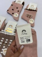 پک۵ تایی ساقدار تابان تدی گلبهی لبه دالبری - Image 3