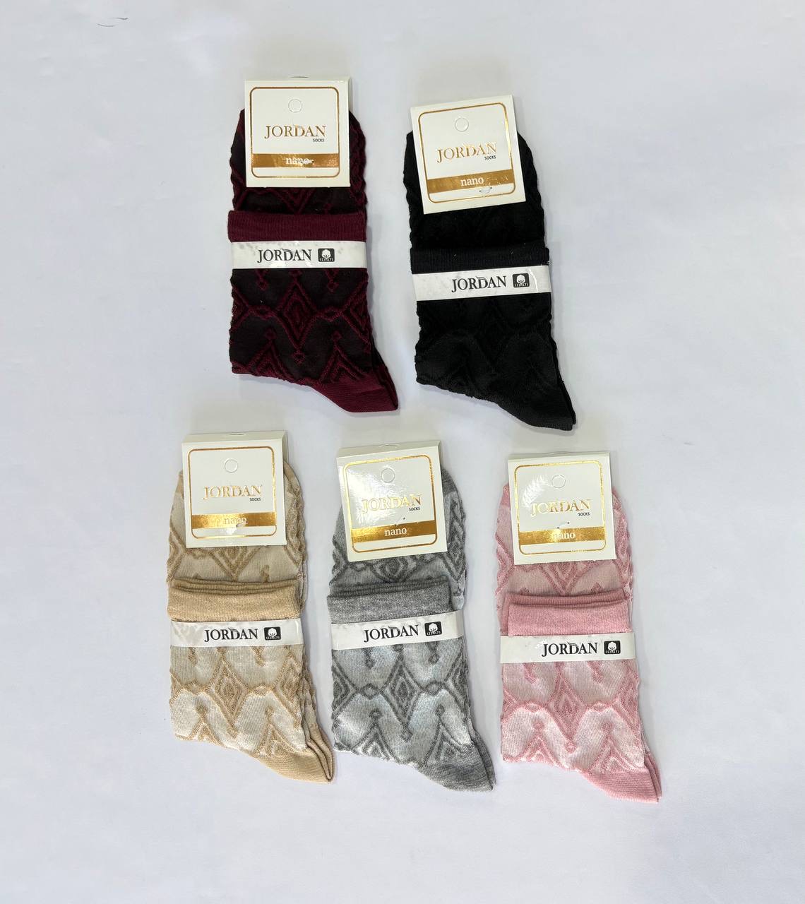 IMG_9476 پک ۵ تایی ساقدار جردن ساده برجسته - Image 1