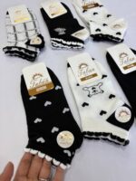 پک۶ تایی مچی تابان مشکی لبه دالبر قلبی - Image 2