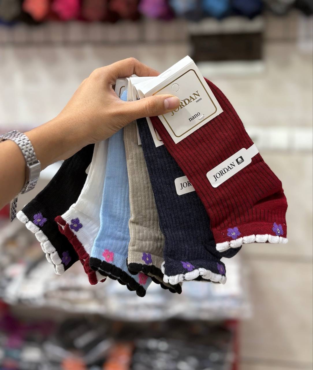 IMG_9940 پک ۶تایی مچی کبریتی الوان لبه دالبر بالا گل جردن - Image 1