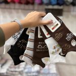 پک۶تایی مچی قهوه ای نوشته انگلیسی تابان